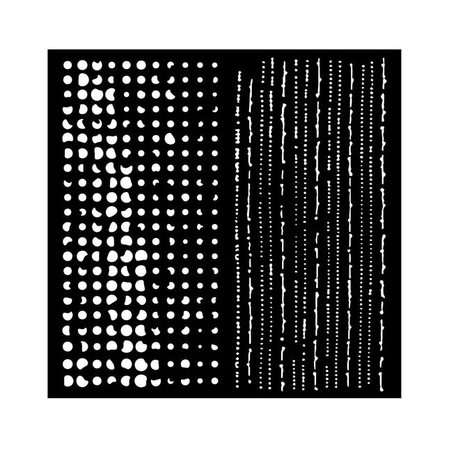 Thick stencil cm 18x18 - The Nutcracker double texture