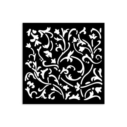 Thick stencil 12x12 cm - Masquerade ornaments