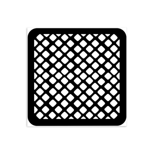 Thick stencil cm 12X12 - Candy Christmas waffle pattern