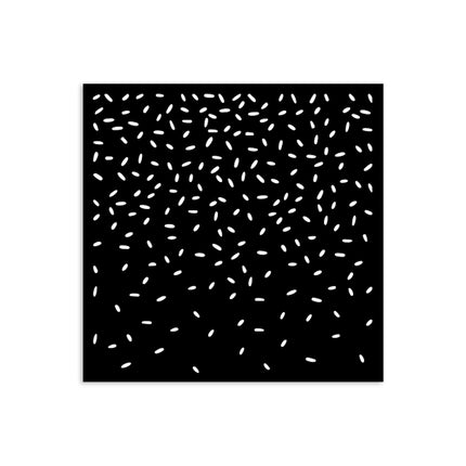 Thick stencil cm 12X12 - Candy Christmas dripping with sugar sparkling