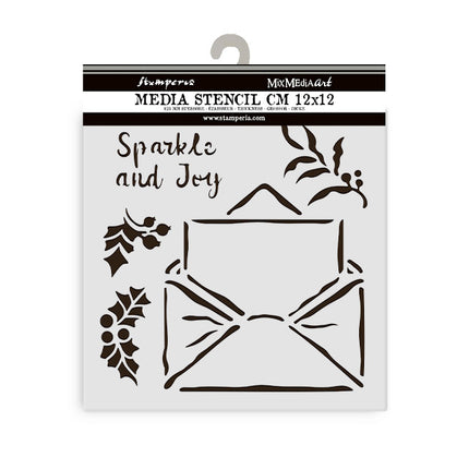 Thick Stencil 12x12 cm - The Owl's House Letter
