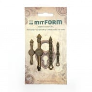Mitform Clock 1 Metal Embellishments