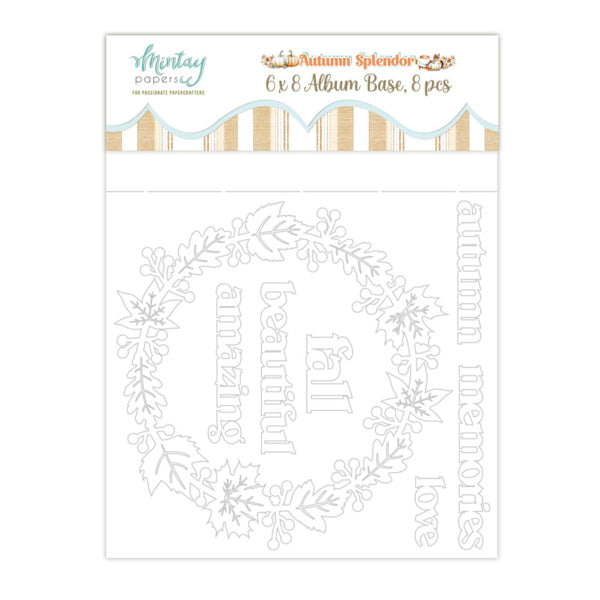6 X 8 CHIPBOARD ALBUM - AUTUMN SPLENDOR