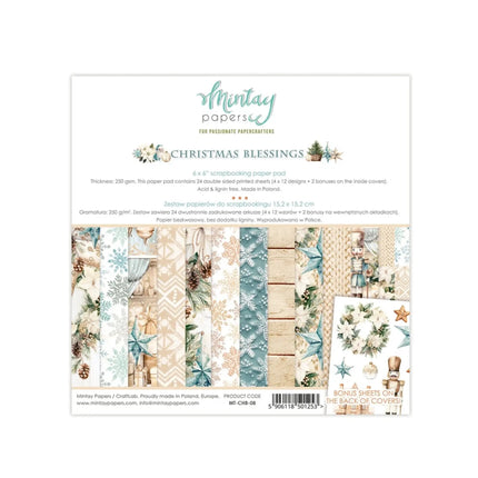 6 X 6 PAPER PAD - CHRISTMAS BLESSINGS