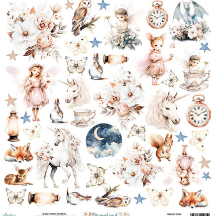 Mintay papers - Dreamland - Elements Paper (12"x12")