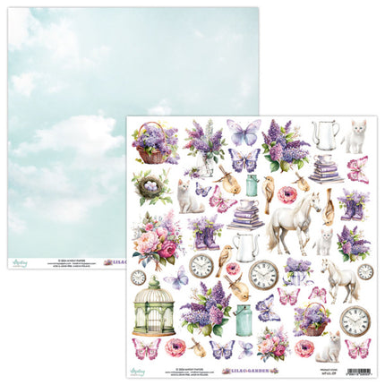 Mintay papers - Lilac Garden - Elements Paper (12"x12")