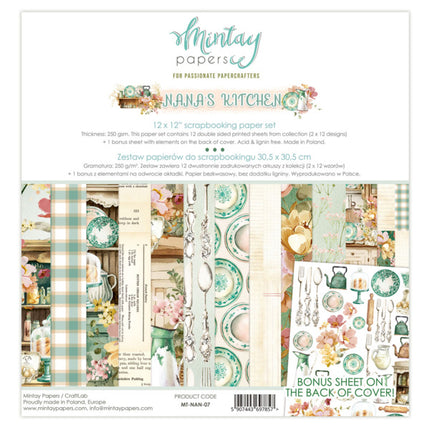12x12 PAPER SET - NANA'S KITCHEN