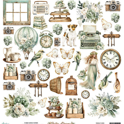 Mintay papers - Rustic Charms - Elements Paper (12"x12")