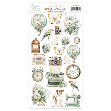 Mintay papers - Rustic Charms - Paper Stickers - Elements (6"x12")