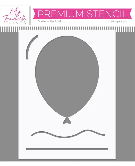 My Favorite Things Build-a-Balloon Stencil