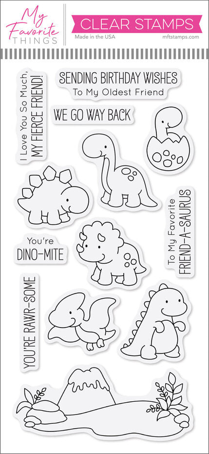 My Favorite Things Fierce Friends Clear Stamps
