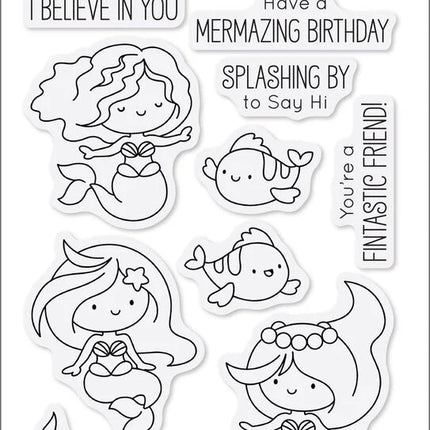 My Favorite Things Fintastic Friends Clear Stamps