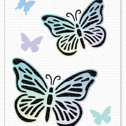 My Favorite Things Flutterbys Stencil