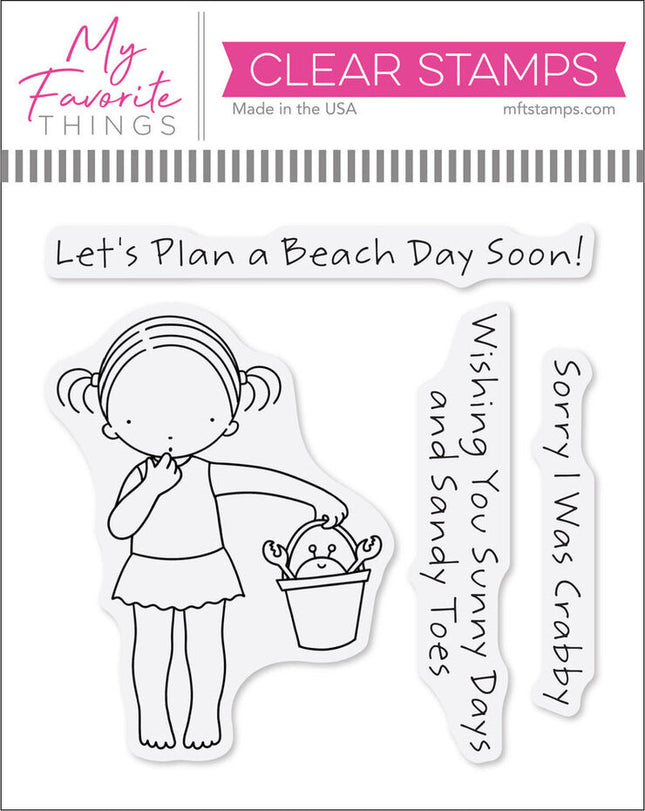My Favorite Things Sunny Days and Sandy Toes Clear Stamps