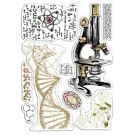 Clear Stamp Set 6"x8" Science