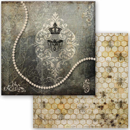 Queen Bee, Decoupage Queen scrapbook sets feature 24 designs,