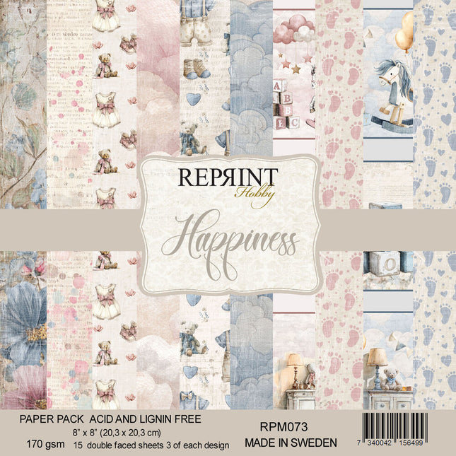 Happiness 8x8 Inch Paper Pack (RPM073)