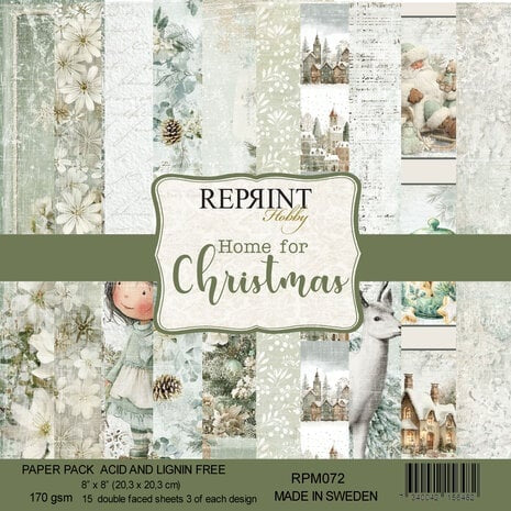 Home For Christmas 8x8 Inch Paper Pack (RPM072)
