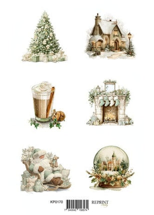 Home For Christmas A4 Cutouts (KPA4114)
