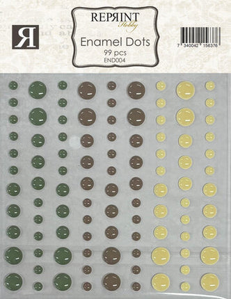 Home For Christmas Enamel Dots (99 pcs) (END004)