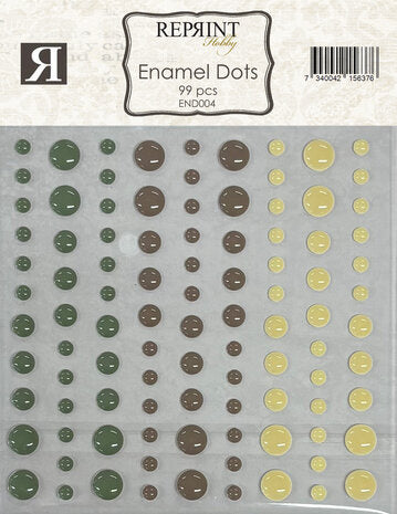 Home For Christmas Enamel Dots (99 pcs) (END004)