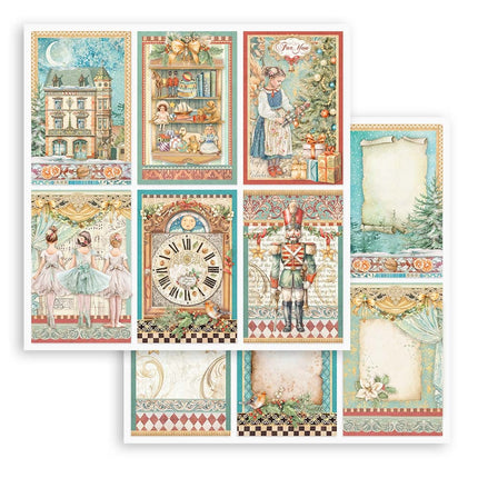Double-sided Scrapbook Paper - The Nutcracker 6 Cards