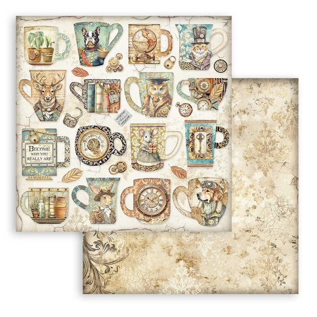 Double-sided Scrapbook Paper - Alterego cups
