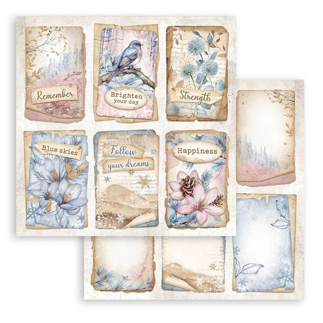 Double-sided Scrapbook Paper - Create Happiness Dewdrops 6 cards