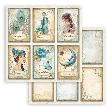 Double-sided Scrapbook Paper - Masquerade 6 cards