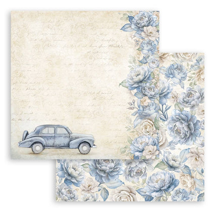 Double-Sided Scrapbook Paper - Timeless Vintage Car