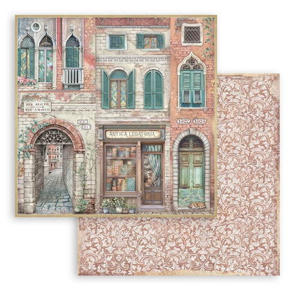 Double-sided Scrapbook Paper - Venice City of Art Antica Legatoria