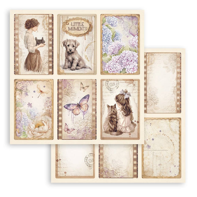 Double-sided Scrapbook Paper - Quiet Days 6 cards