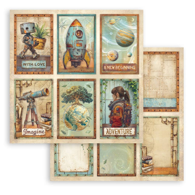 Scrapbooking Double face sheet - A new Beginning 6 cards