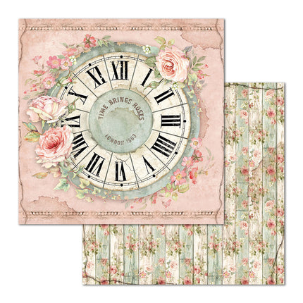 Double Face Paper Clock