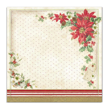 Double Face Paper Poinsettia