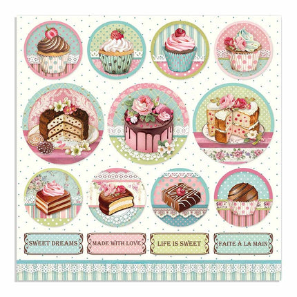 Double Face Paper Mini cake rounds