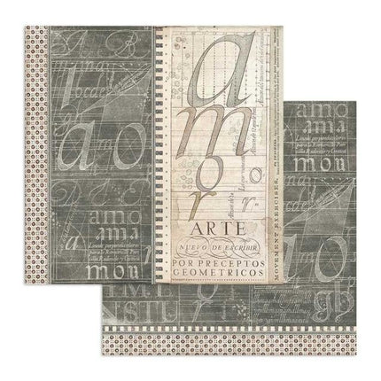 Scrapbooking paper double face Calligraphy book