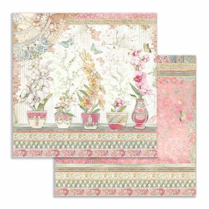 Scrapbooking paper double face Vases