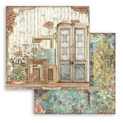 Scrapbooking paper double face - Door