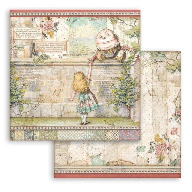Scrapbooking paper double face - Humpty Dumpty