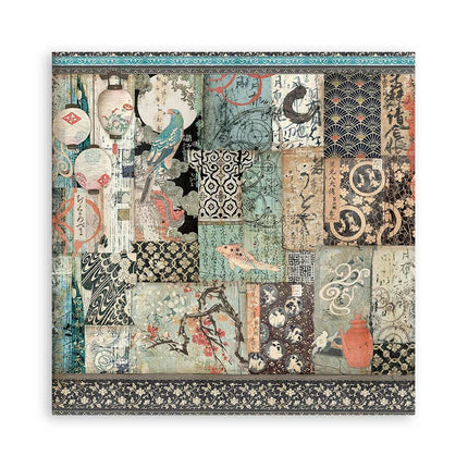 Scrapbooking Double face sheet - Sir Vagabond in Japan mechanical fish