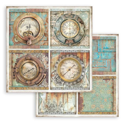 Scrapbooking Double face sheet - Lady Vagabond Lifestyle 4 cards