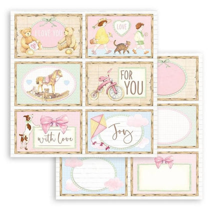 Scrapbooking Double face sheet - DayDream 6 cards