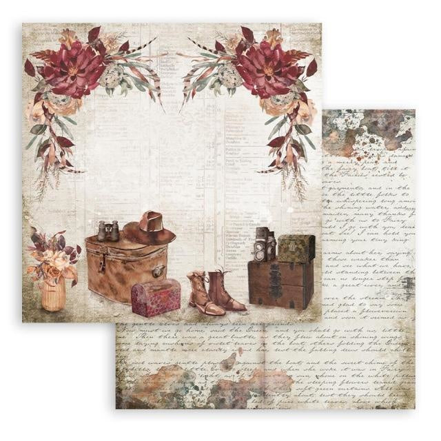 Scrapbooking Double face sheet - Our way travel accessories