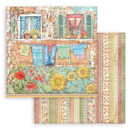 Scrapbooking Double face sheet - Sunflower Art windows