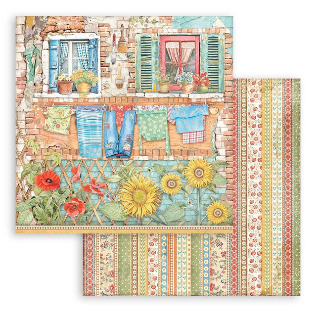 Scrapbooking Double face sheet - Sunflower Art windows