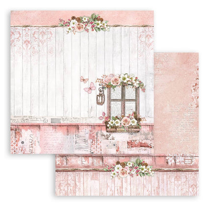 Scrapbooking Double face sheet - Roseland window