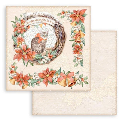 Scrapbooking Double face sheet - All Around Christmas garland