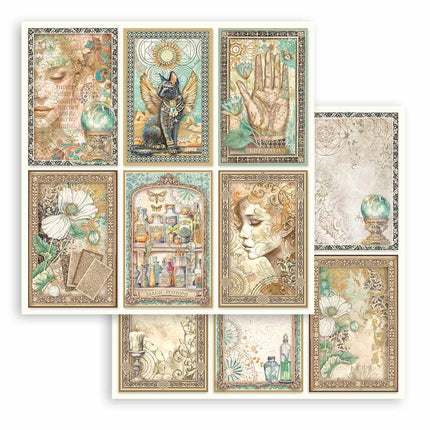 Double-sided Scrapbook Paper - Fortune 6 cards