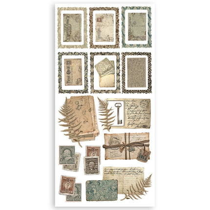 Paper cut-outs 2 Double Face - 4 sheets cm 15x30.5 - Alterego
